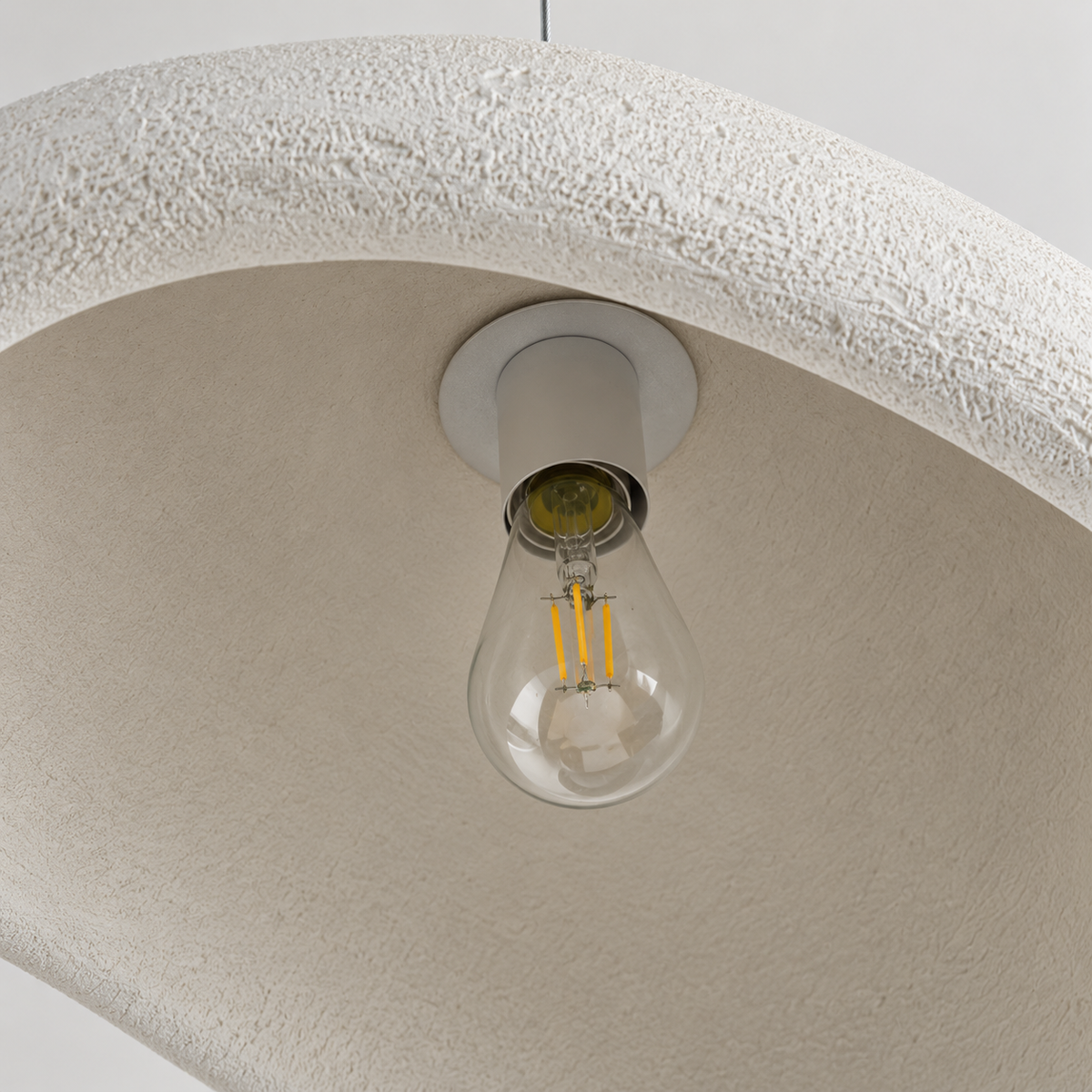 Original textured mushroom pendant photograph 9