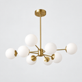 Opal glass globe chandelier — original product photograph 17