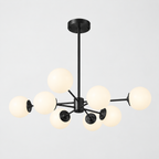 Opal glass globe chandelier — original product photograph 33