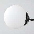 Opal glass globe chandelier — original product photograph 34