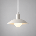 Curved metal pendant light, original gallery photograph 05