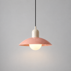 Curved metal pendant light, original gallery photograph 10