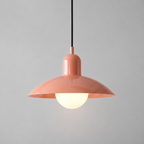 Curved metal pendant light, original gallery photograph 11