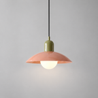 Curved metal pendant light, original gallery photograph 12