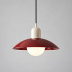 Curved metal pendant light, original gallery photograph 15
