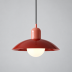 Curved metal pendant light, original gallery photograph 16