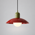 Curved metal pendant light, original gallery photograph 17