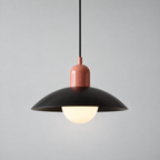 Curved metal pendant light, original gallery photograph 21
