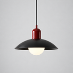Curved metal pendant light, original gallery photograph 23