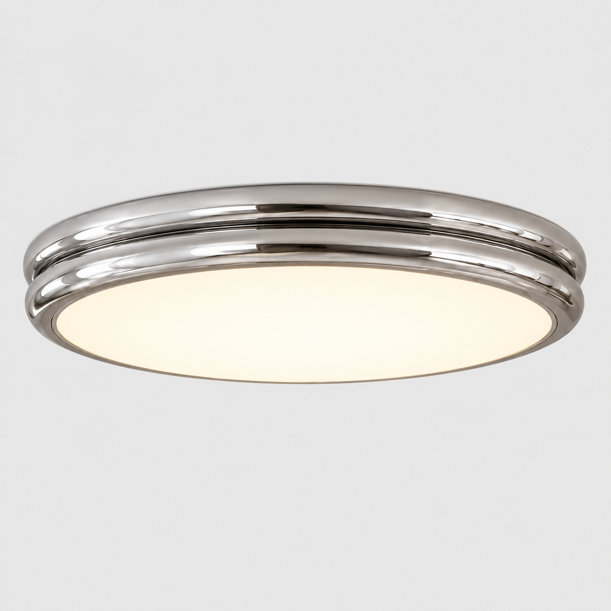 Double rim flush ceiling light, photo 08