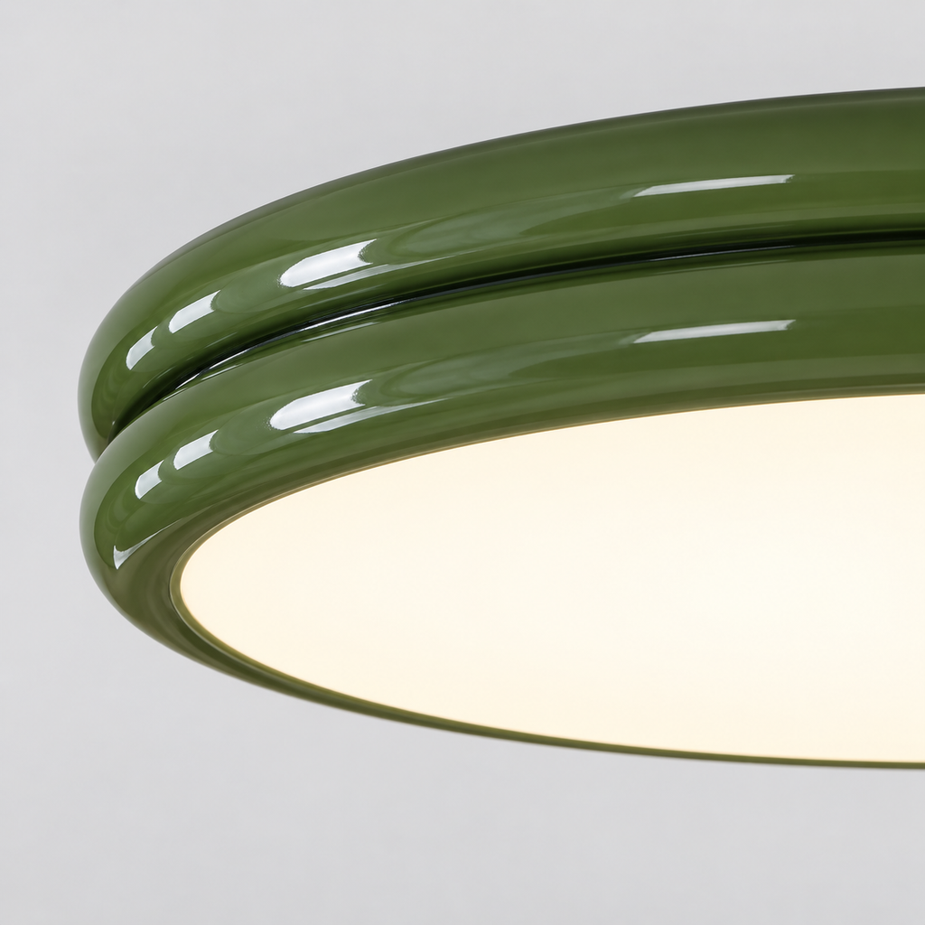Double rim flush ceiling light, photo 09