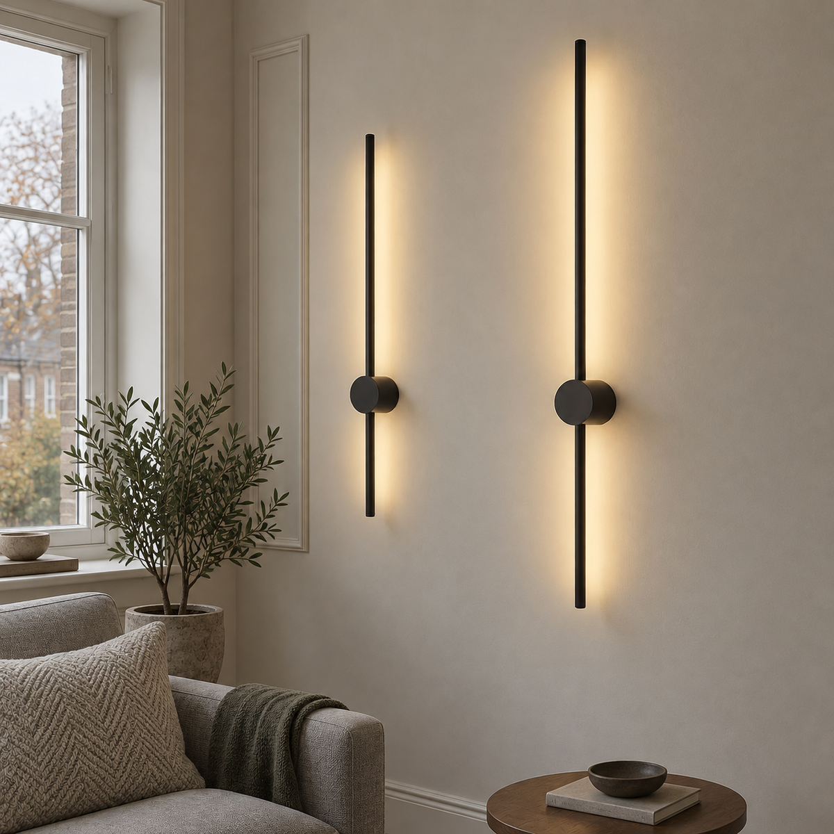 Linear wall light – gallery photograph 01