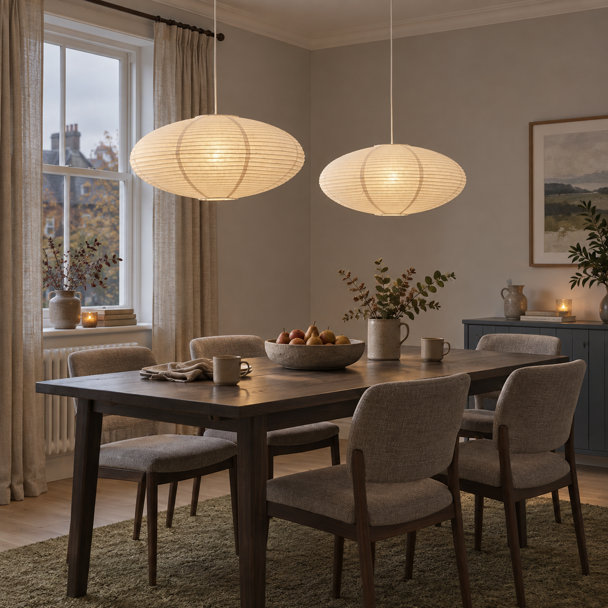 Paper pendant light — gallery view 04