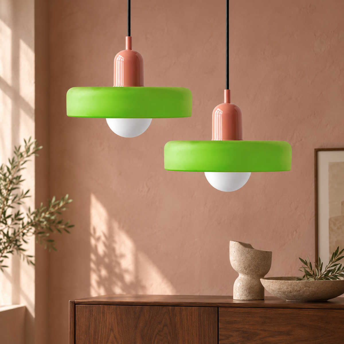 Layered glass pendant light — gallery view 12