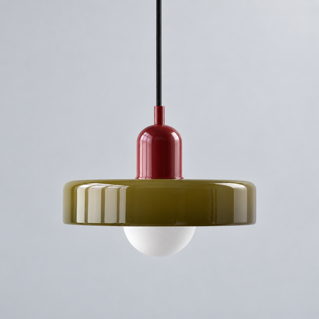 Layered glass pendant light — gallery view 30