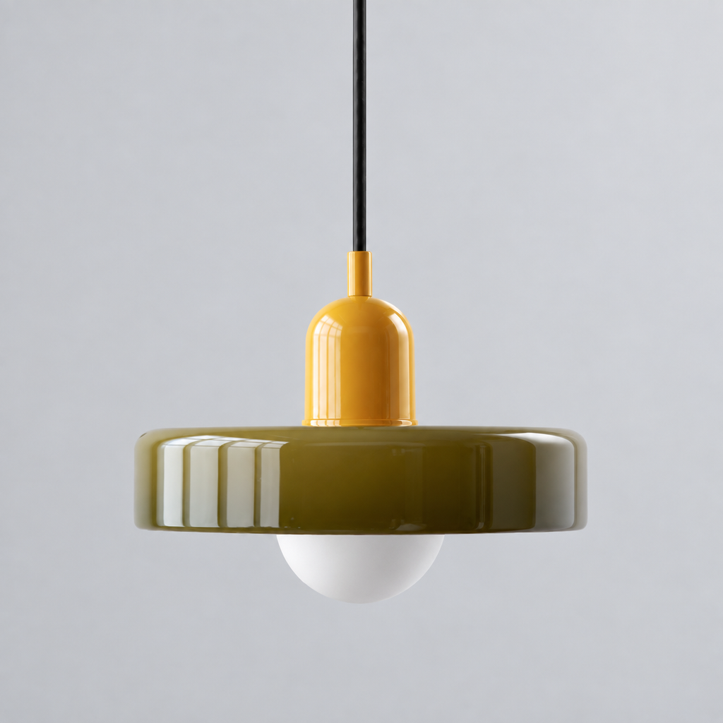 Layered glass pendant light — gallery view 34
