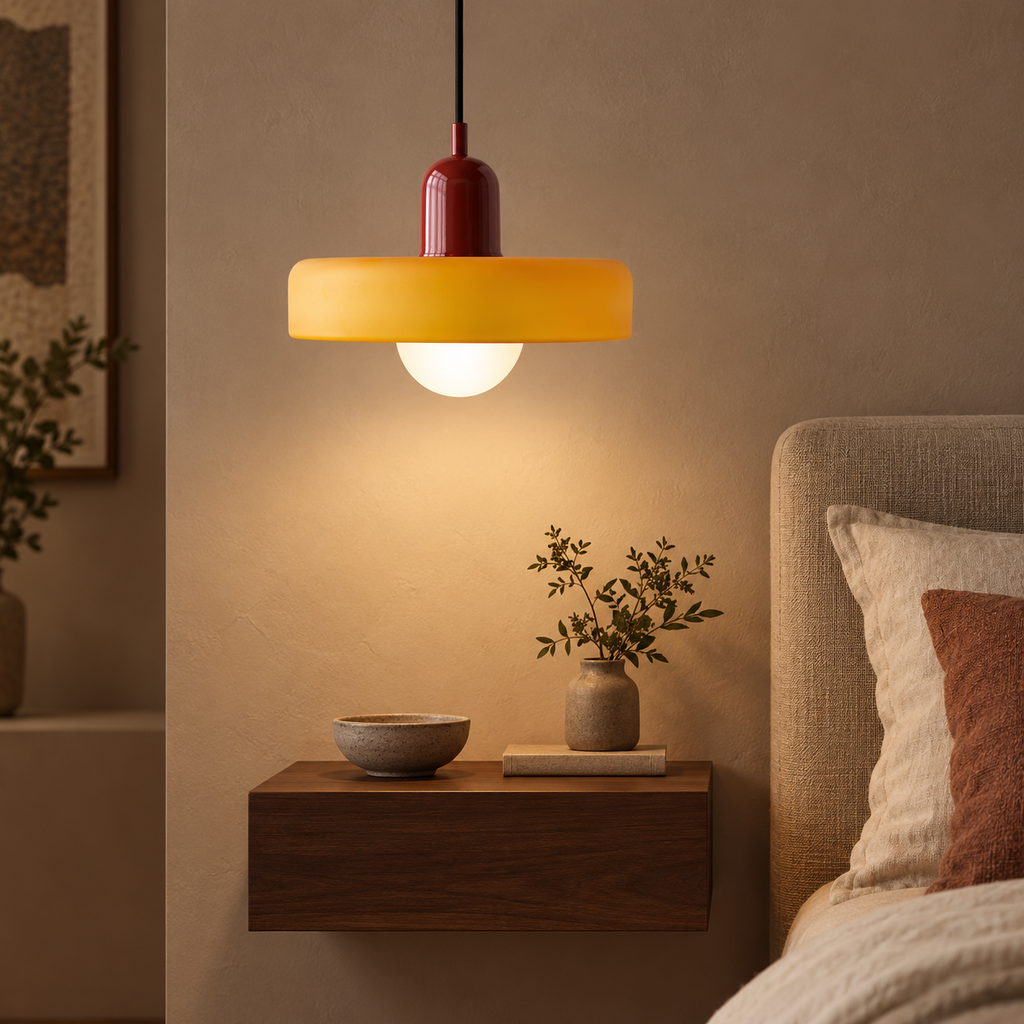 Layered glass pendant light — gallery view 35