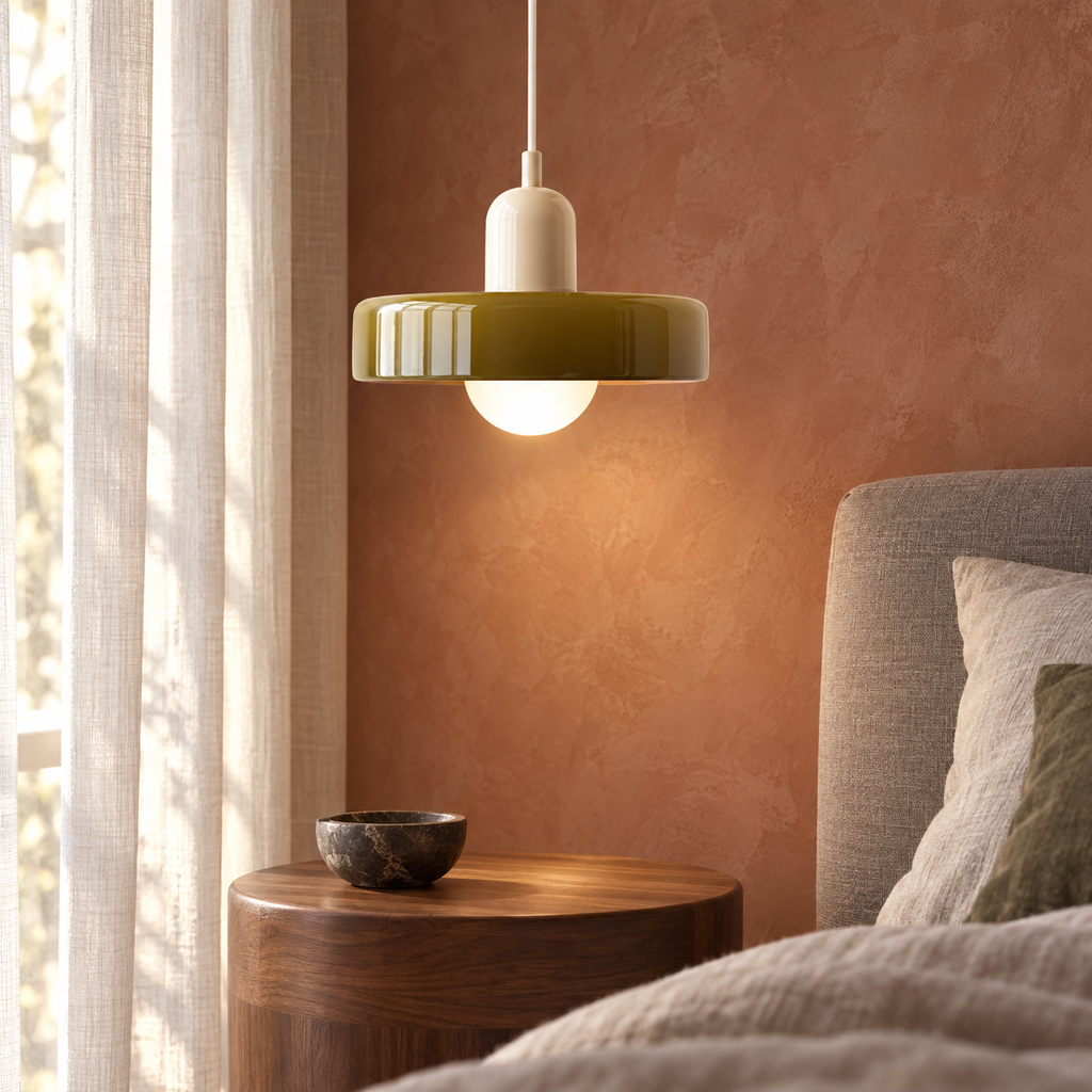Layered glass pendant light — gallery view 37