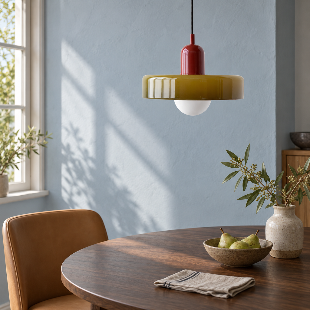 Layered glass pendant light — gallery view 41