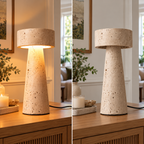 Original stone drum table lamp photograph gallery-03