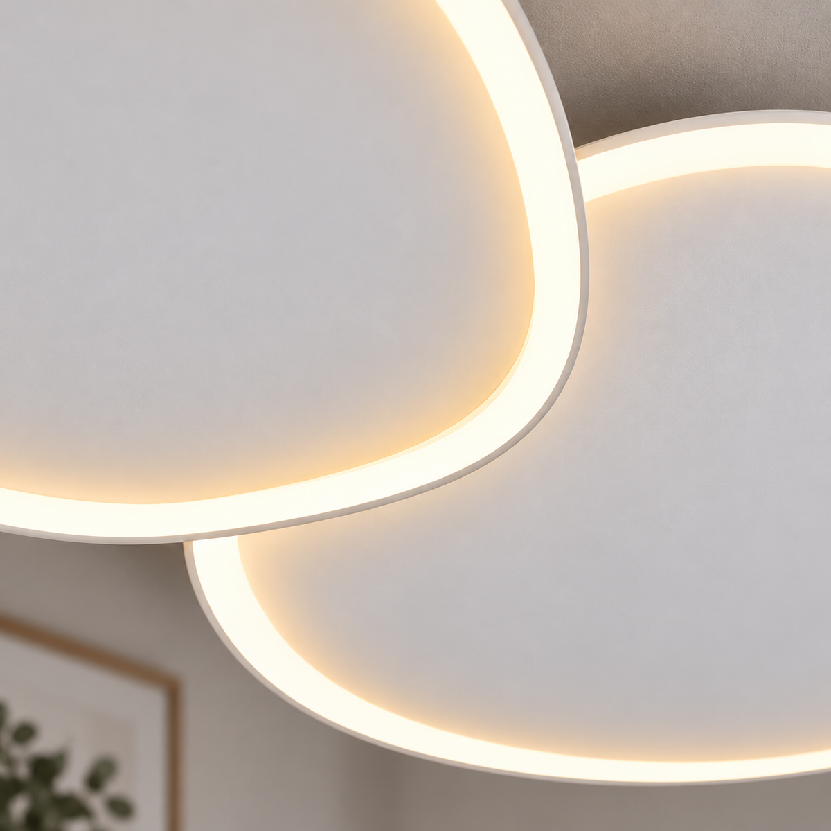 White three-disc ceilinglight photograph 03