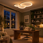 White three-disc ceilinglight photograph 06