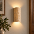 Travertine wall light, photo 01
