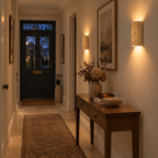 Travertine wall light, photo 03